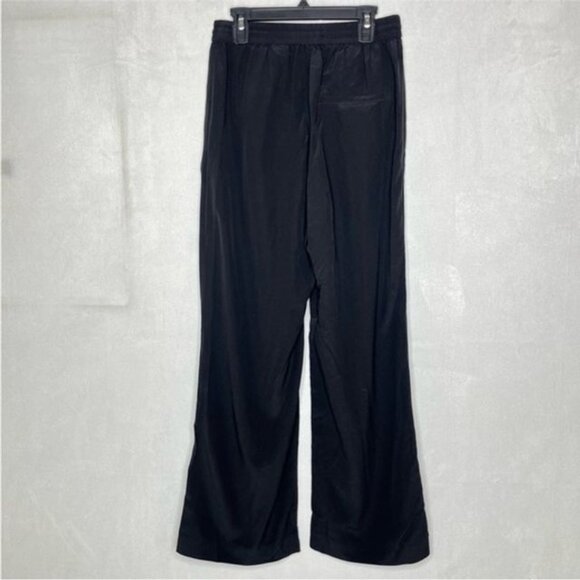 COS Black 100% Silk Wide Leg Trousers - Picture 7 of 10